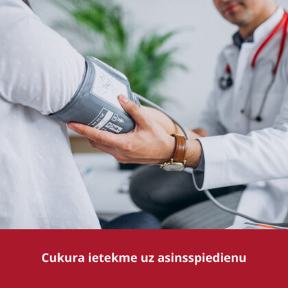 Cukura ietekme uz asinsspiedienu